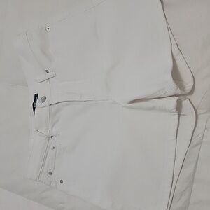 Calvin Klein White Denim Shorts NWOT